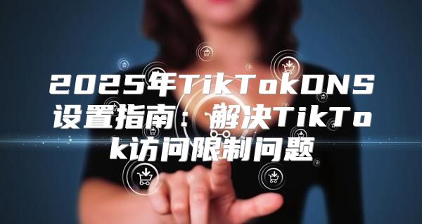 2025年TikTokDNS设置指南：解决TikTok访问限制问题