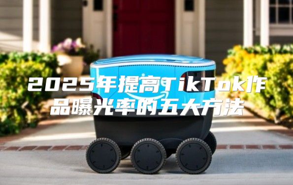 2025年提高TikTok作品曝光率的五大方法