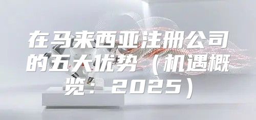 在马来西亚注册公司的五大优势机遇概览：2025