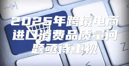 2025年跨境电商进口消费品质量问题亟待重视