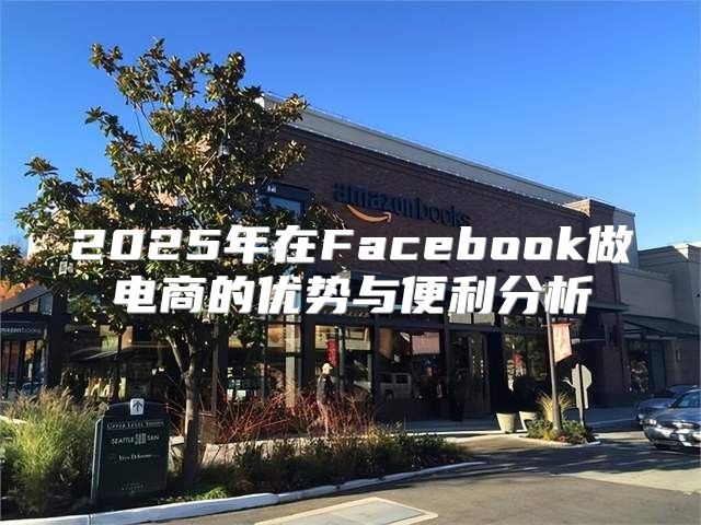 2025年在Facebook做电商的优势与便利分析