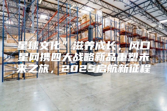 星球文化”滋养成长，风口星网携四大战略新品重塑未来之旅，2025启航新征程