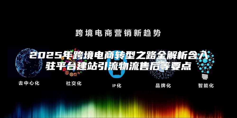 2025年跨境电商转型之路全解析含入驻平台建站引流物流售后等要点