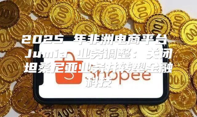 2025 年非洲电商平台 Jumia 业务调整：关闭坦桑尼亚业务并转型金融科技