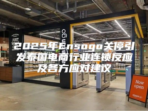 2025年Ensogo关停引发泰国电商行业连锁反应及各方应对建议