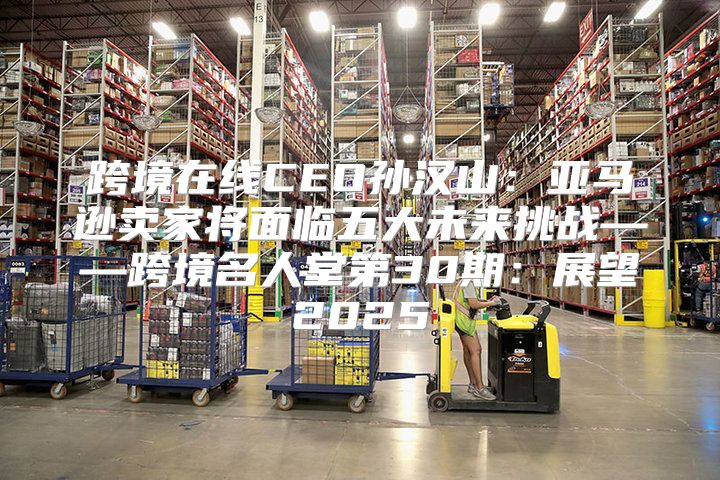 跨境在线CEO孙汉山：亚马逊卖家将面临五大未来挑战——跨境名人堂第30期：展望2025