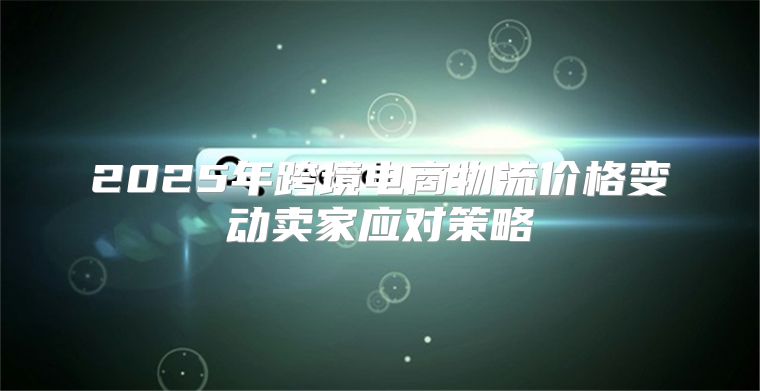2025年跨境电商物流价格变动卖家应对策略