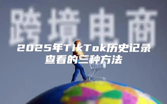 2025年TikTok历史记录查看的三种方法