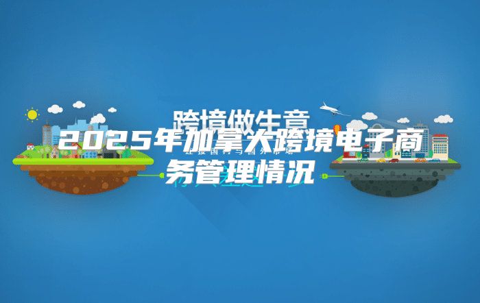2025年加拿大跨境电子商务管理情况