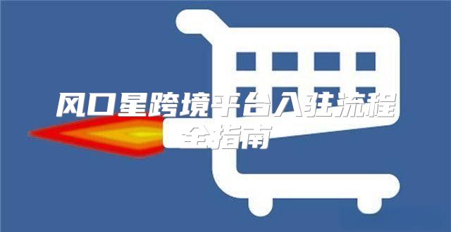风口星跨境平台入驻流程全指南