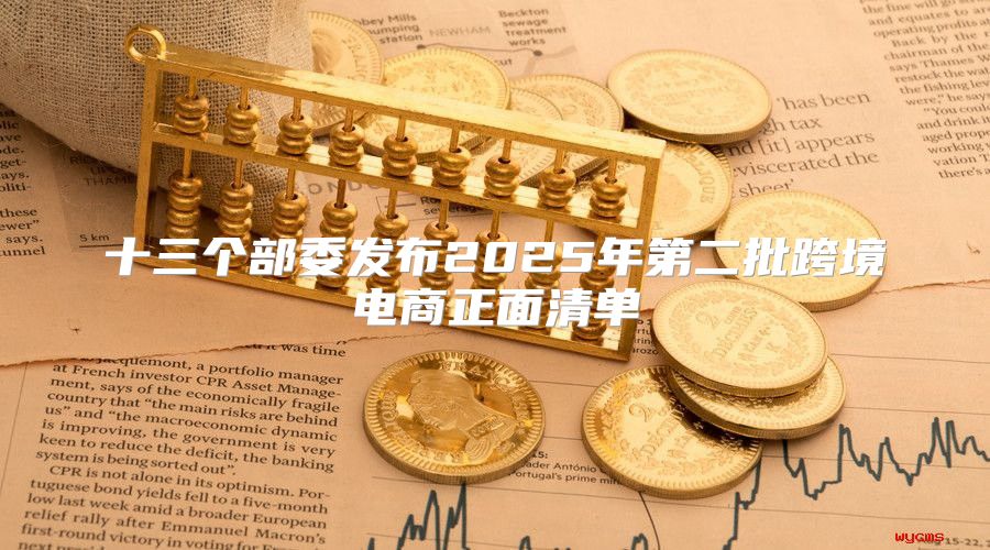 十三个部委发布2025年第二批跨境电商正面清单
