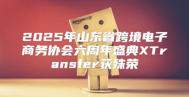 2025年山东省跨境电子商务协会六周年盛典XTransfer获殊荣