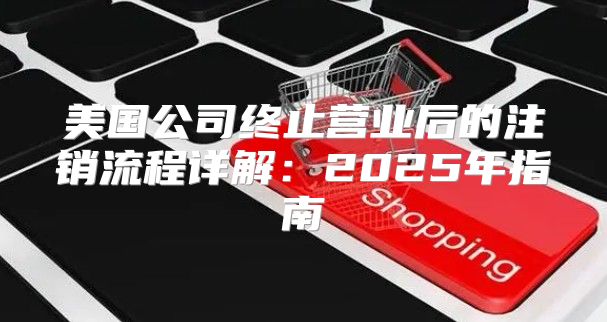 美国公司终止营业后的注销流程详解：2025年指南