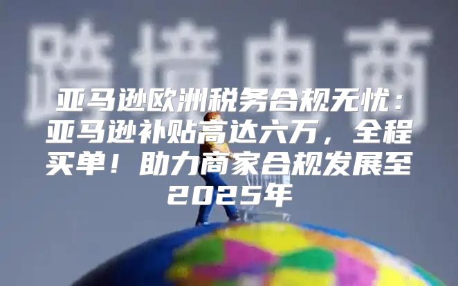 亚马逊欧洲税务合规无忧：亚马逊补贴高达六万，全程买单！助力商家合规发展至2025年