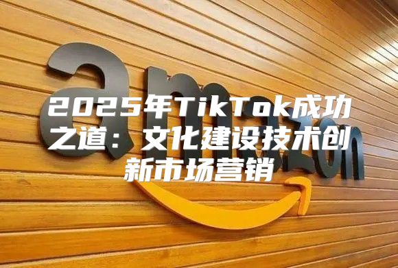 2025年TikTok成功之道：文化建设技术创新市场营销