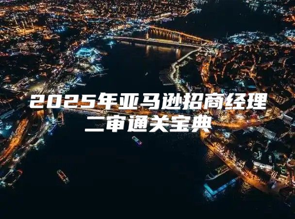 2025年亚马逊招商经理二审通关宝典