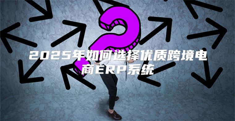 2025年如何选择优质跨境电商ERP系统