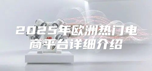 2025年欧洲热门电商平台详细介绍