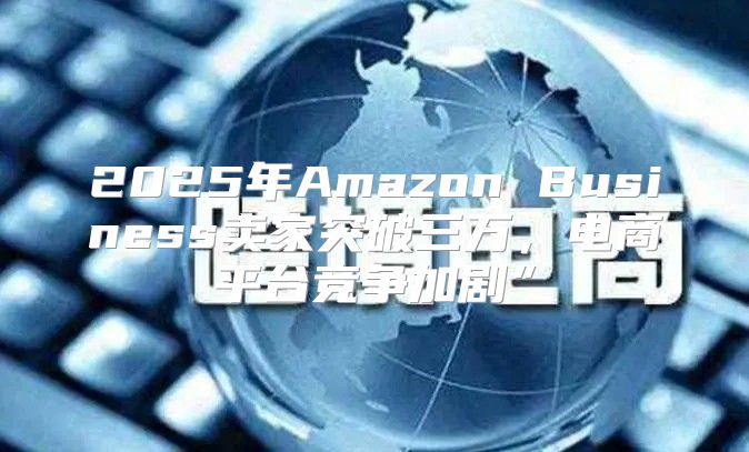 2025年Amazon Business卖家突破三万，电商平台竞争加剧”