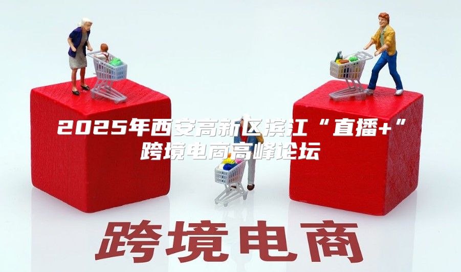2025年西安高新区滨江“直播+”跨境电商高峰论坛