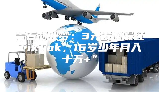 青春创业梦：3元发圈爆红TikTok，16岁少年月入十万+”