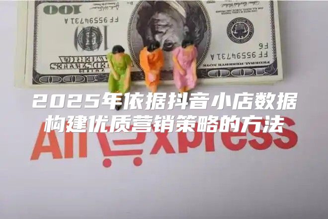 2025年依据抖音小店数据构建优质营销策略的方法