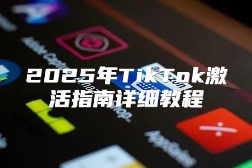 2025年TikTok激活指南详细教程