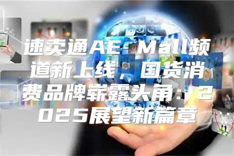 速卖通AE Mall频道新上线，国货消费品牌崭露头角：2025展望新篇章