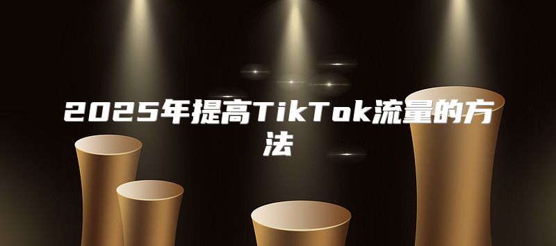 2025年提高TikTok流量的方法