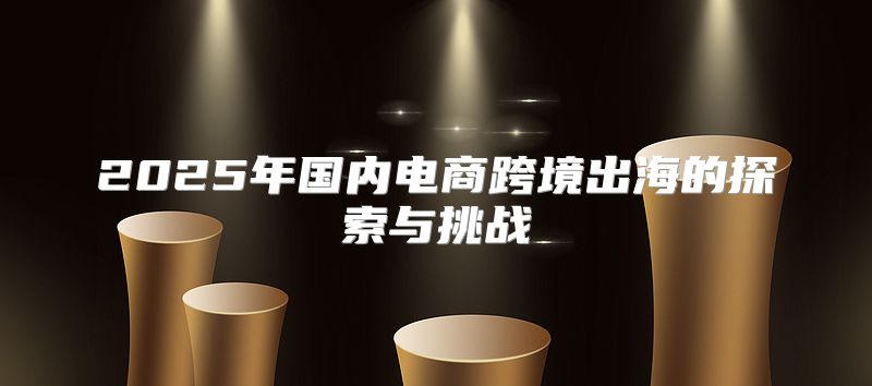 2025年国内电商跨境出海的探索与挑战