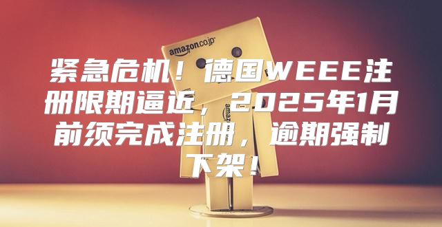 紧急危机！德国WEEE注册限期逼近，2025年1月前须完成注册，逾期强制下架！