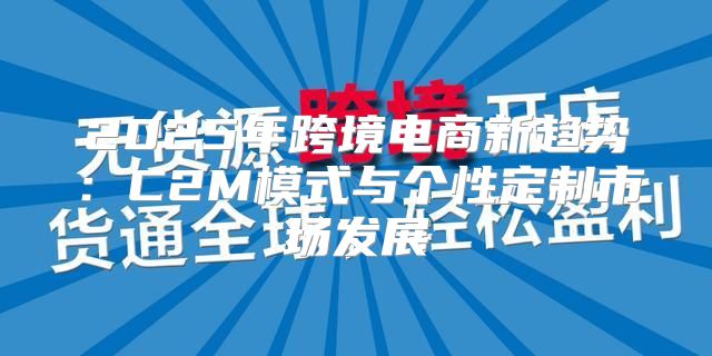 2025年跨境电商新趋势：C2M模式与个性定制市场发展