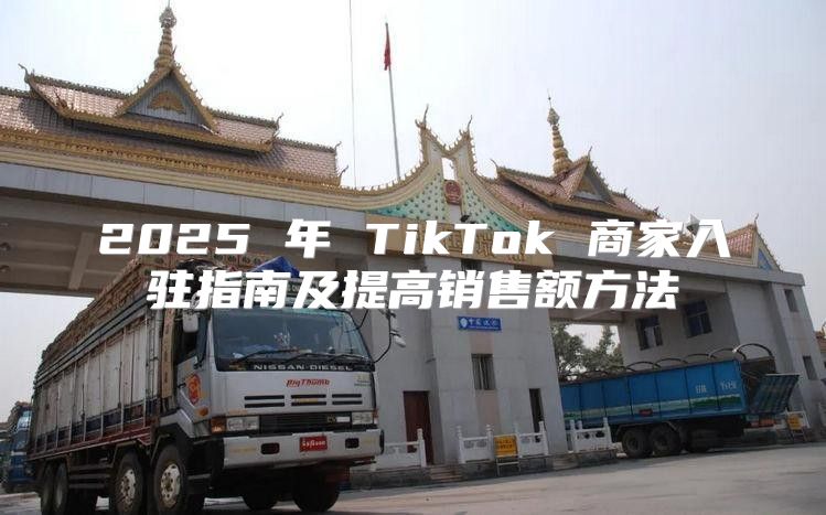 2025 年 TikTok 商家入驻指南及提高销售额方法