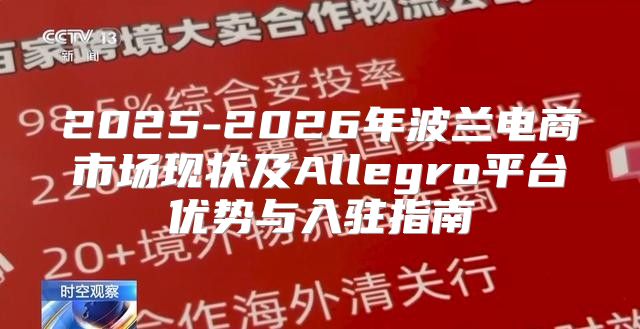 2025-2026年波兰电商市场现状及Allegro平台优势与入驻指南