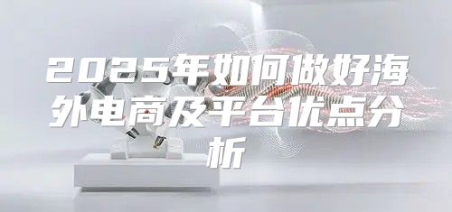 2025年如何做好海外电商及平台优点分析