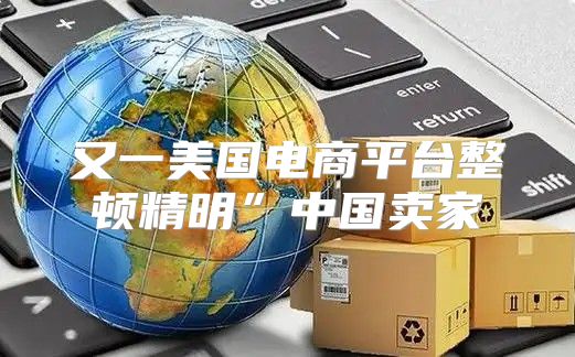 又一美国电商平台整顿精明”中国卖家