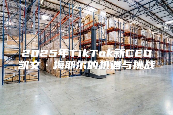 2025年TikTok新CEO凯文·梅耶尔的机遇与挑战