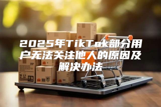2025年TikTok部分用户无法关注他人的原因及解决办法