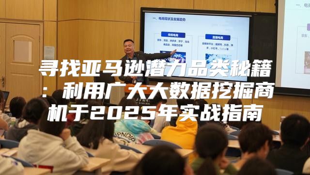 寻找亚马逊潜力品类秘籍：利用广大大数据挖掘商机于2025年实战指南