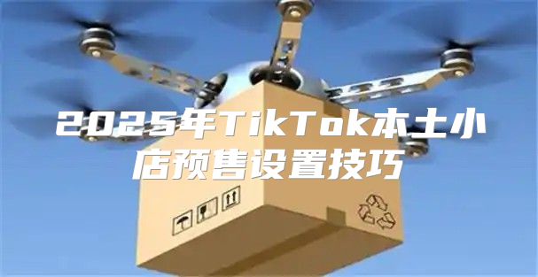 2025年TikTok本土小店预售设置技巧