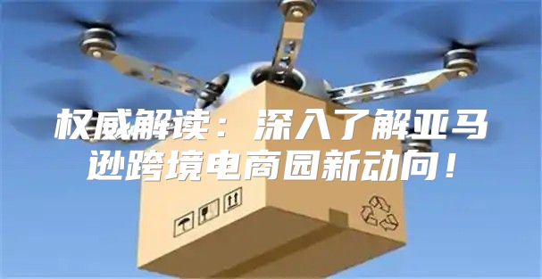 权威解读：深入了解亚马逊跨境电商园新动向！