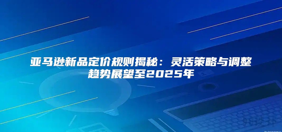 亚马逊新品定价规则揭秘：灵活策略与调整趋势展望至2025年