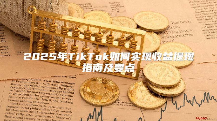 2025年TikTok如何实现收益提现指南及要点