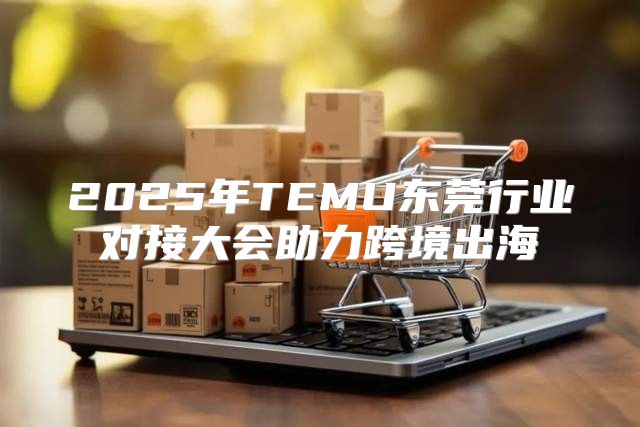 2025年TEMU东莞行业对接大会助力跨境出海