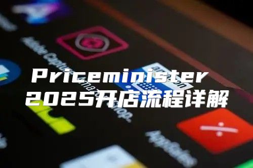 Priceminister 2025开店流程详解