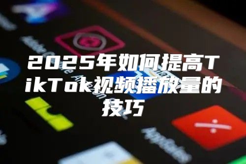 2025年如何提高TikTok视频播放量的技巧