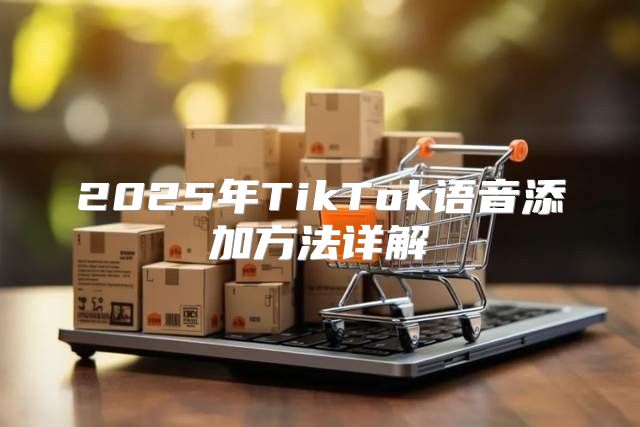 2025年TikTok语音添加方法详解