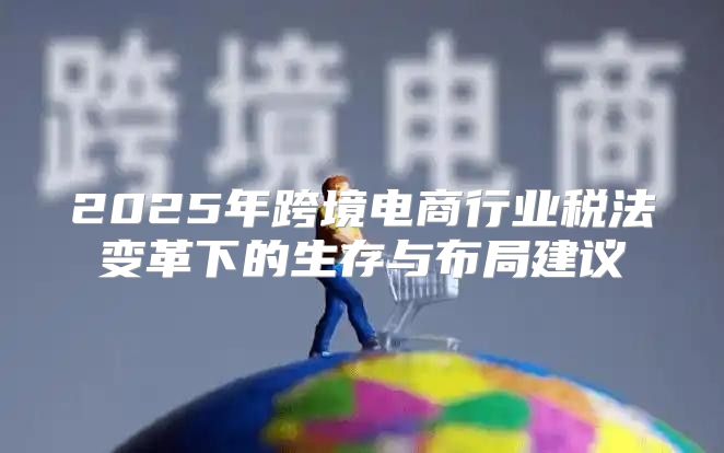 2025年跨境电商行业税法变革下的生存与布局建议