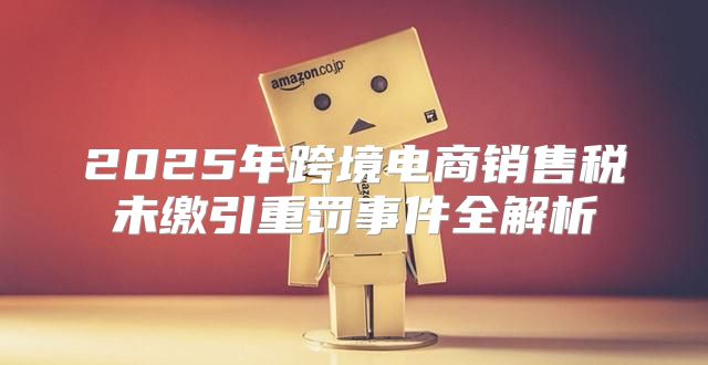 2025年跨境电商销售税未缴引重罚事件全解析