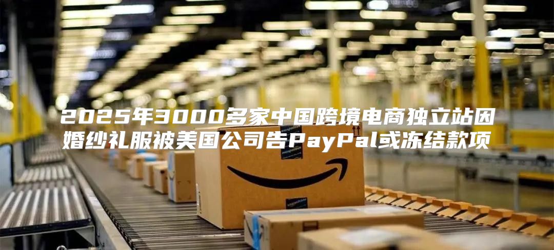 2025年3000多家中国跨境电商独立站因婚纱礼服被美国公司告PayPal或冻结款项